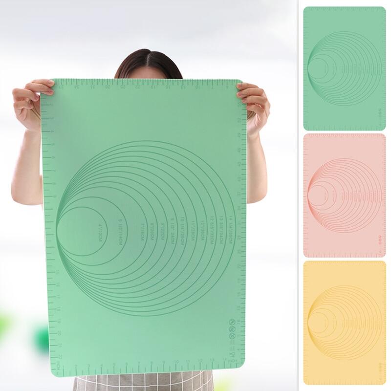 Tấm lót nướng bánh bằng silicon siêu lớn tấm lót bột cán dày chống dính tấm nhào bánh kẹo đồ dùng nhà bếp làm bánh ngọt