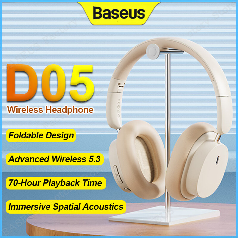 Baseus Bowie D05 Wireless Headphone Bluetooth 5.3 Earphone HIFI Stereo