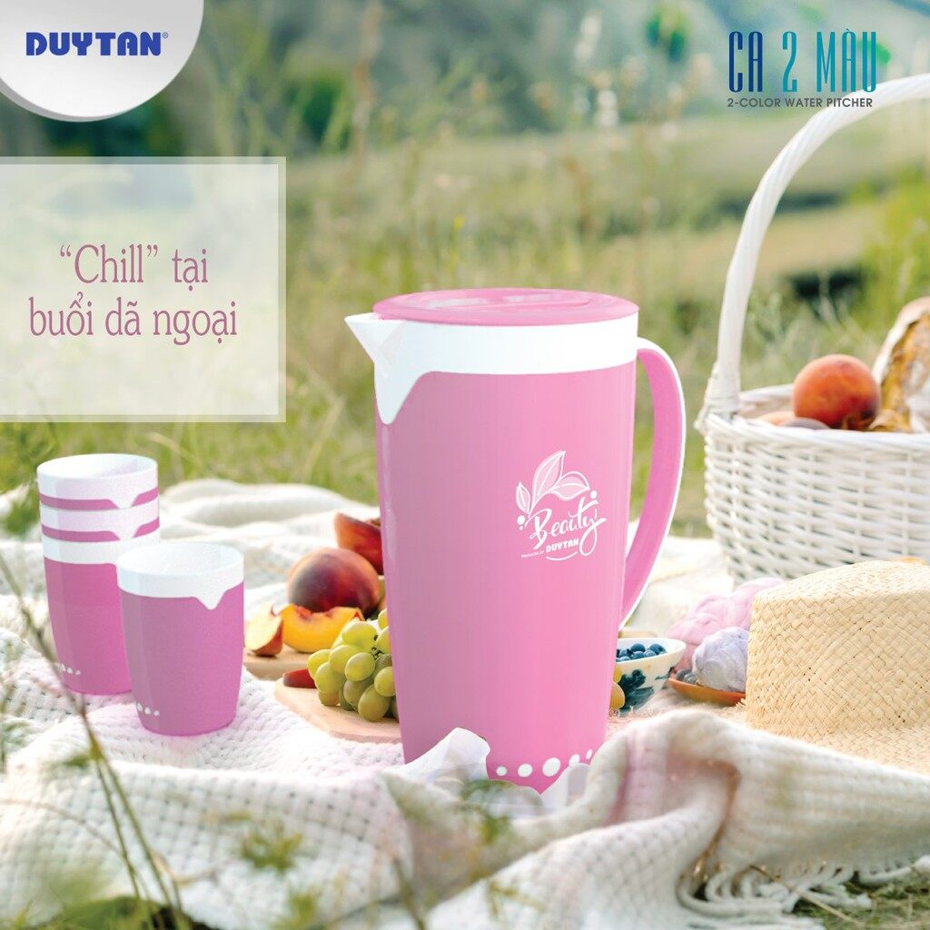 [HCM]Ca Quai Cao 2 Màu Nhựa Duy Tân 2 Liter