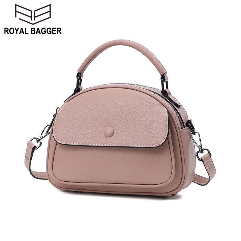 Túi đeo vai da thật cho nữ royal bagger túi xách thanh lịch da bò đeo chéo thời trang