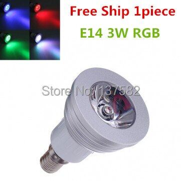 Remote Control 4w Rgb Led Bulb Light E14 Bulb Multi Color Changing Led Bulb Lamp Ac85-265v 1pc/lot