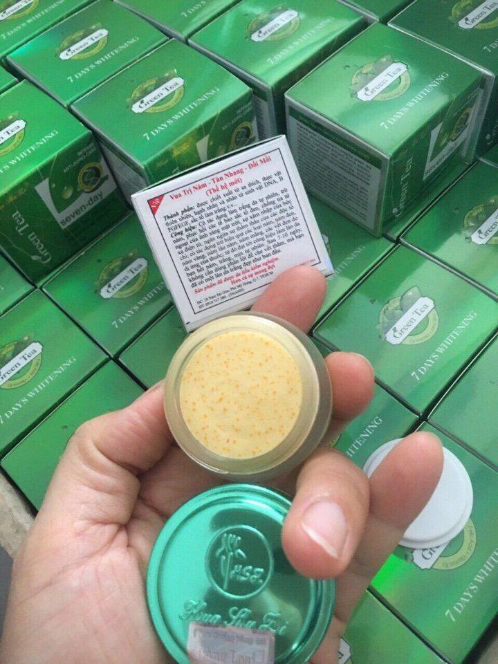 Kem nám tàn nhang đồi mồi green tea đài loan