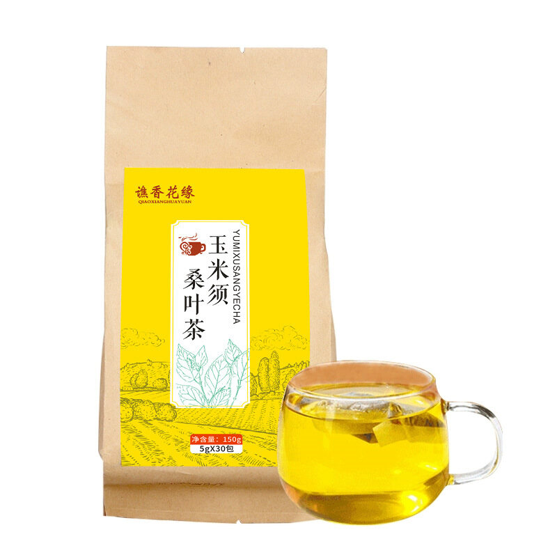 Trà lá dâu tằm lụa ngô túi trà rễ cây ngưu bàng bồ công anh 150g trà thảo dược