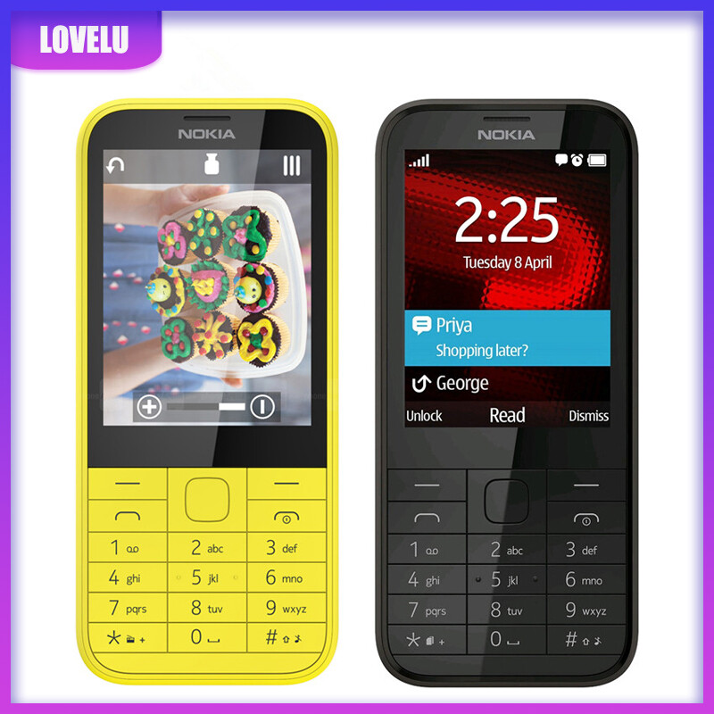 BL Chính Hãng Cho Điện Thoại Di Động Nokia 225 Legit 2MP Bluetooth Hai SIM GSM 900/1800 Điện Thoại Di Động Thanh Kẹo Hai Nút GSM Mở Khóa Cho Người Cao Tuổi Sinh Viên