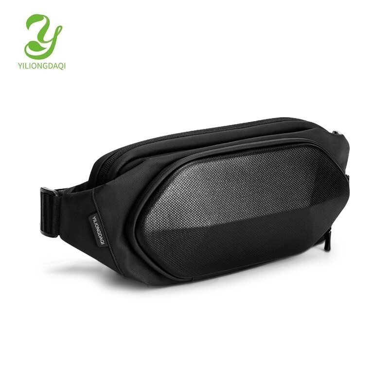YILIONGDAQI Thắt Lưng Thời Trang Túi Vỏ Cứng Túi Đeo Hông Nam Túi Đựng Điện Thoại Túi Đeo Chéo