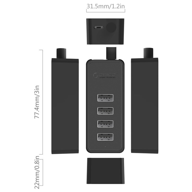 ORICO-W5P-U2-800-4