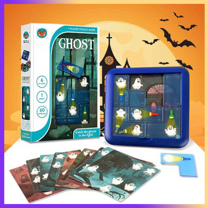 Ghost Hunters 60 Thử Thách-Trò Chơi Ghép Hình Vui Nhộn Trêu Ghẹo Não Du Lịch | Đồ Chơi STEM Cho Trẻ Em Trên 5 Tuổi | Quà Tặng Sinh Nhật Cho Bé Trai Và Bé Gái | Tập Luyện IQ Thông Minh