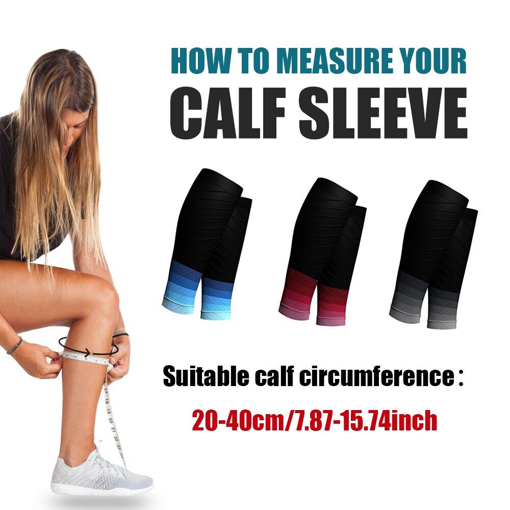 1Pair Calf Compression Sleeves Men Women Shin Splint Calf Support Brace  Compression Leg Sleeves Calf Sock for Leg Cramp Relief, Leg Swollen,  Varicose Veins, Travel, Work, Sports