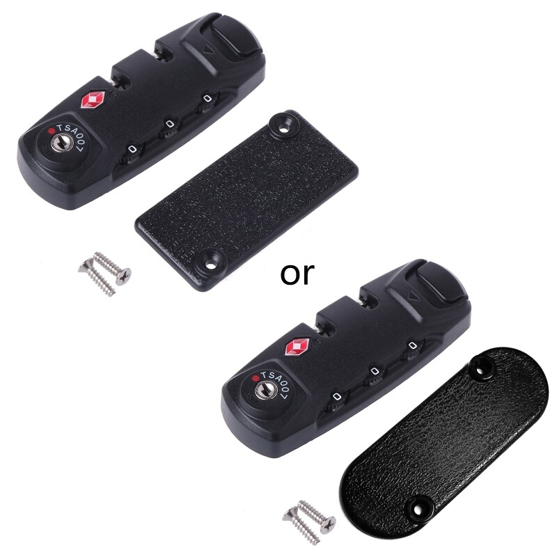 Khóa móc kết hợp 3 chữ số an toàn tsa khóa mã du lịch vali hành lý