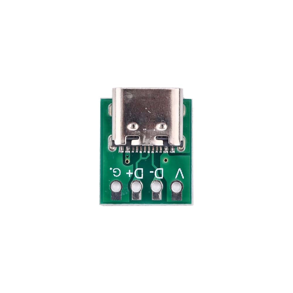 Langtu bảng kết nối loại usb c tự làm 3.1 nối tiếp cơ bản breakout cổng kết nối cái 16p cho dòng dữ liệu dây cáp transfer