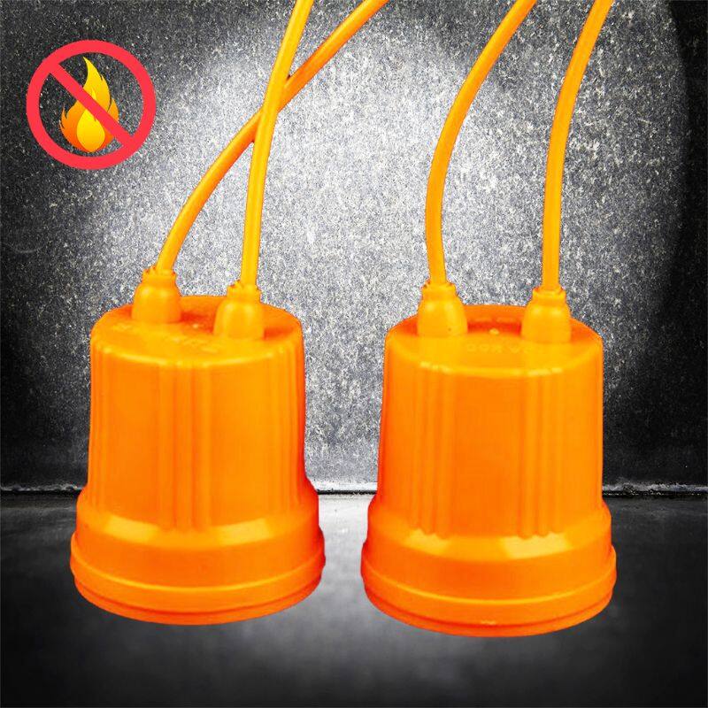 Đui đèn e27 bằng gốm không thấm nước đui đèn bóng đèn đui đèn chống cháy chất liệu bền an toàn không rò rỉ điện