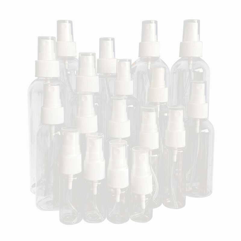 Baixu Lọ Trong Suốt Ống Kiểm Tra Mẫu Đa Năng 5/10/20/30/60/80ML Hộp Đựng Rỗng Cho Thú Cưng Chai Nước Hoa Mini