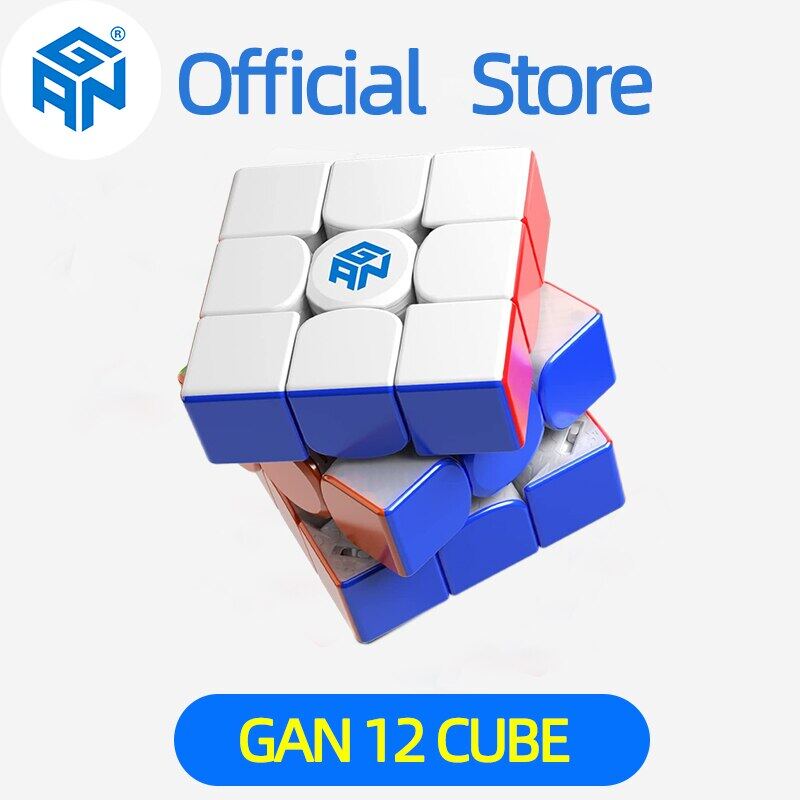 GAN 12 Maglev UV Stickerless khối rubik tốc độ từ tính 3X3 Speedcube 3X3X3