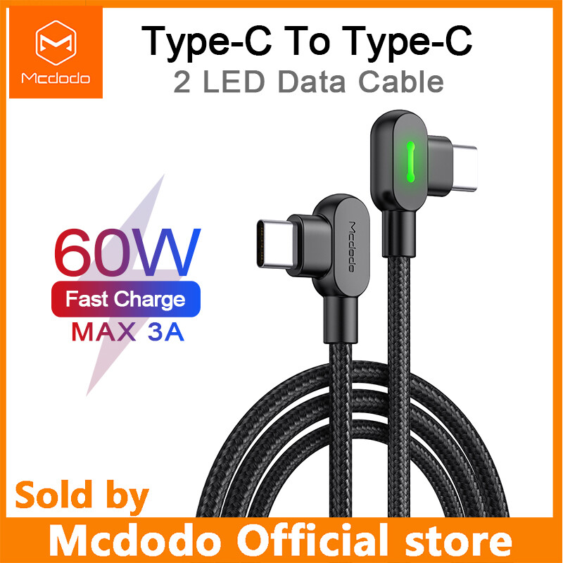 Mcdodo usb c để usb c cable 60 wát type c sạc nhanh pd usb type c cable đối với huawei/samsung/xiaomi macbook cable