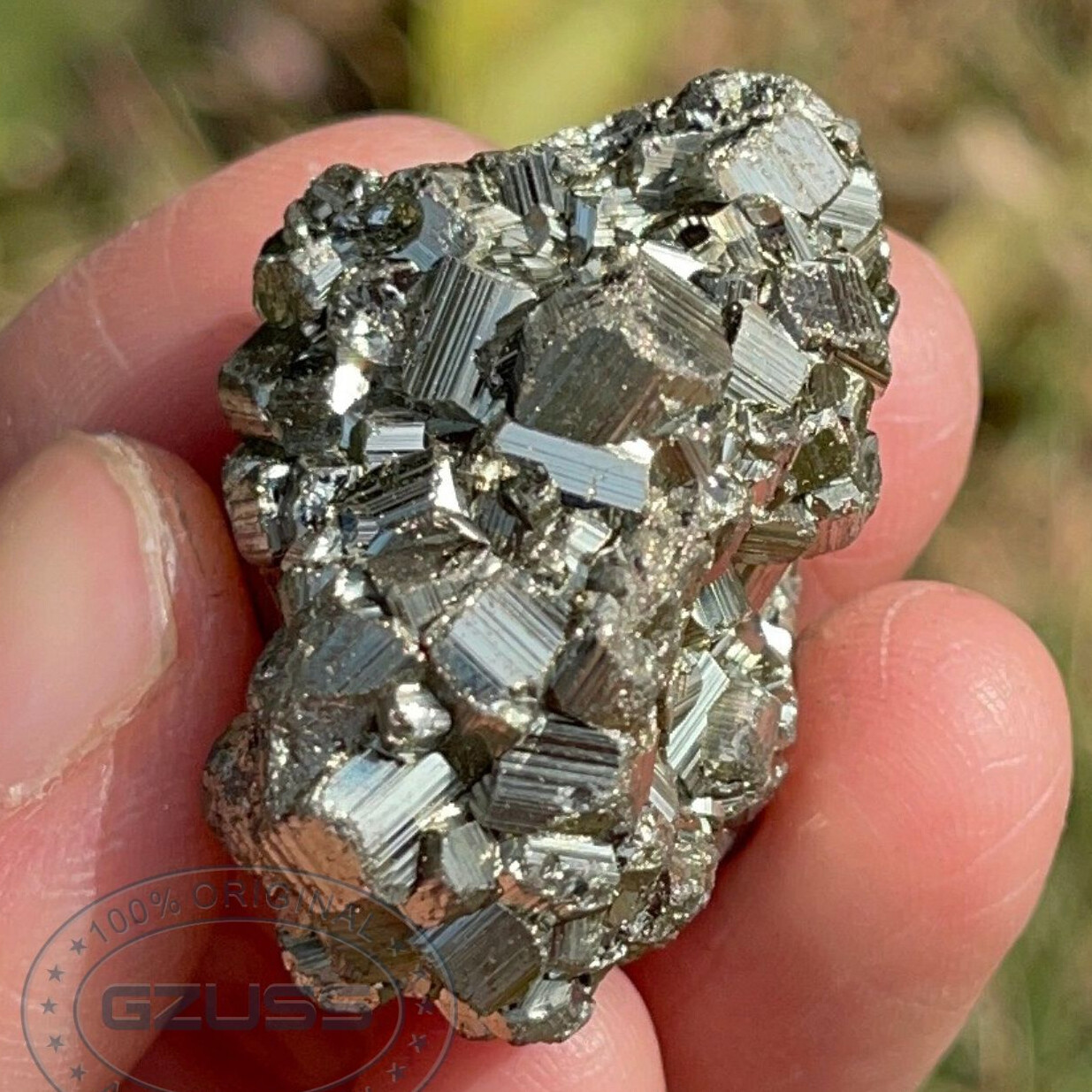 Raw Pyrite Cluster Raw Pyrite Stone - Healing Crystal and Stones - Energy Crystal - Energy Stone - R