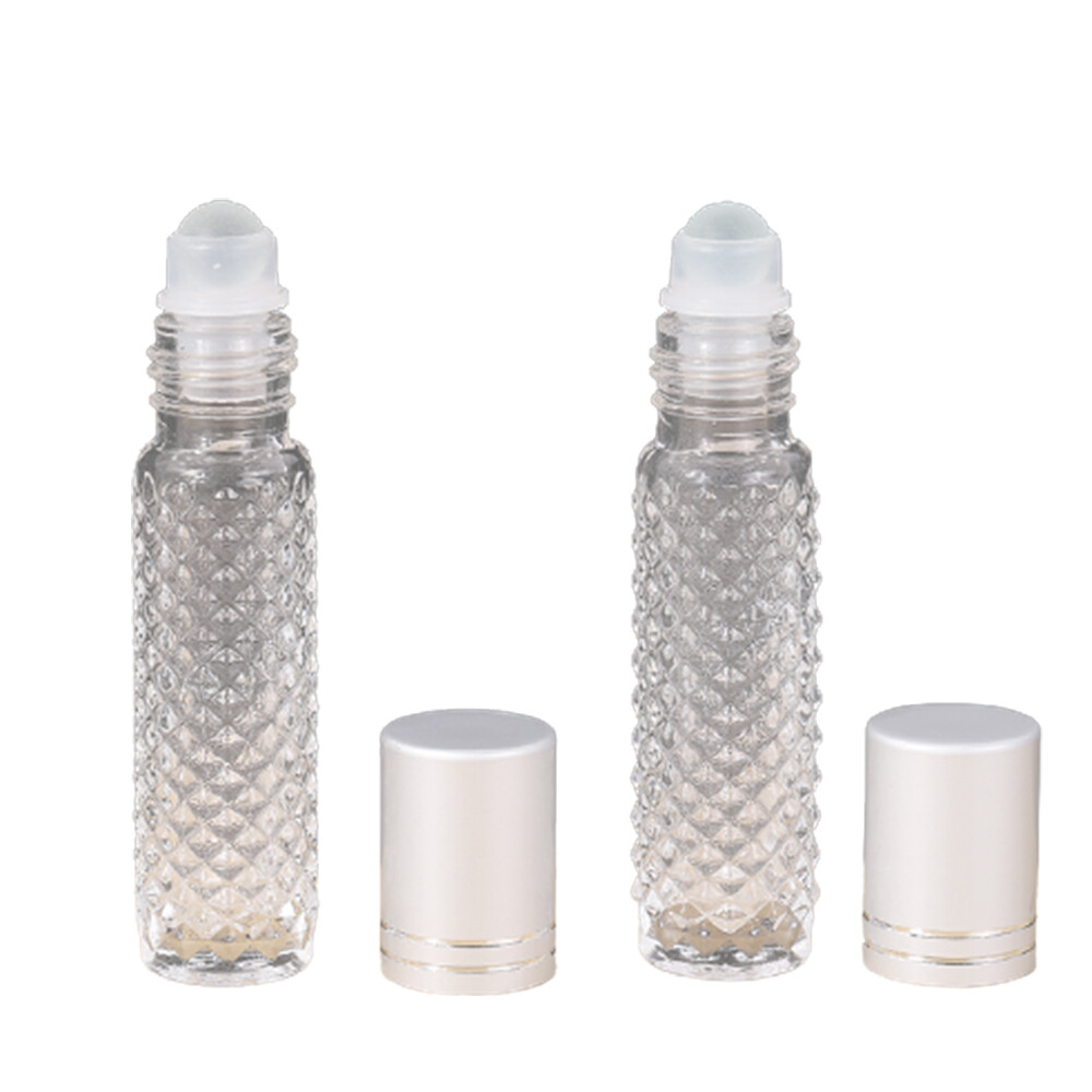 10ML With On Roll Leak-Proof Ball Containers Refillable Essential Empty Bottle Bottles Roller Glass