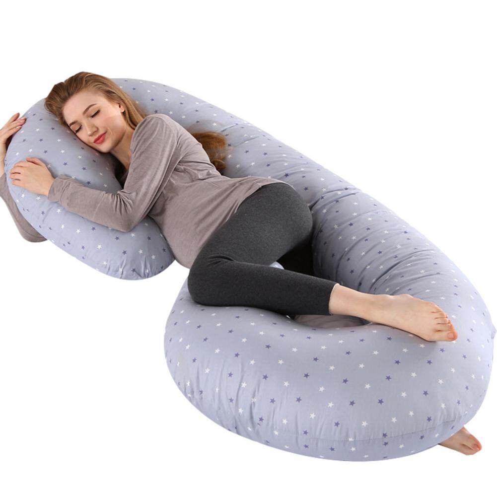 Pregnancy Pillows C-Shape Full Body Pillow With Removable Cover Maternity