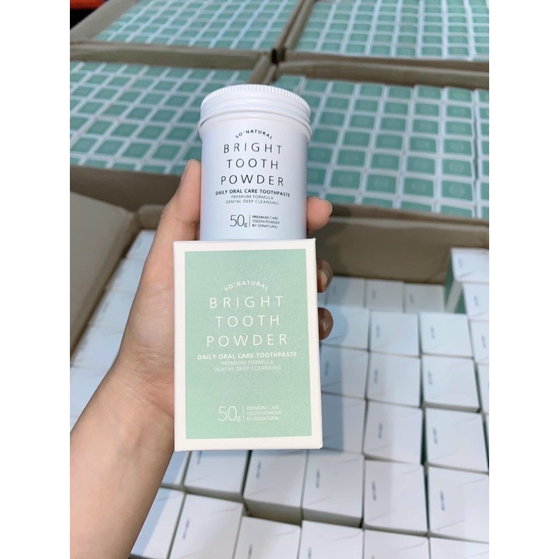 Bột đánh răng bright tooth powder 50gr anh