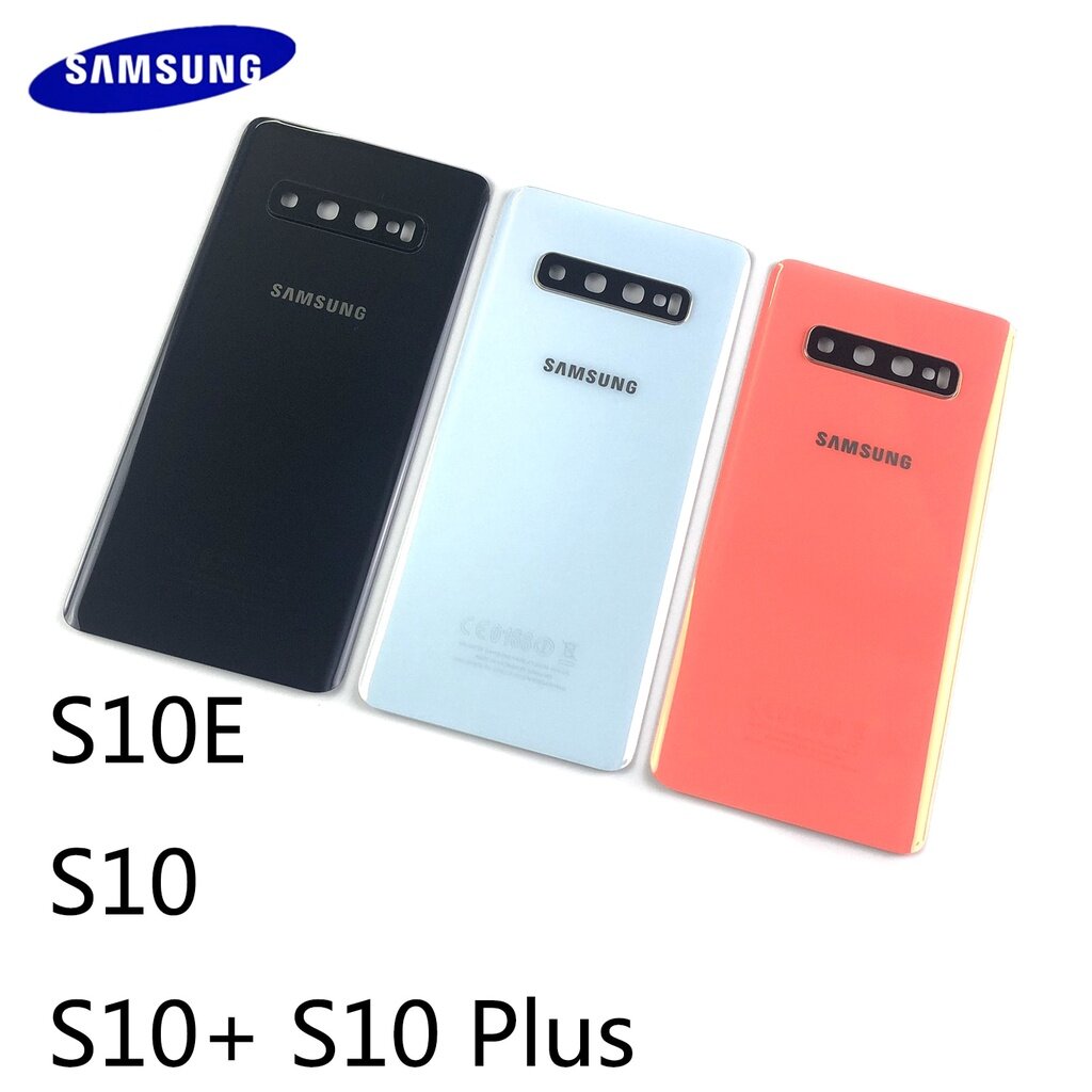 Chính Hãng Cho Samsung S10 G973 / S10 Plus G975 / S10e G970 Vỏ Ngoài Nắp Kính Phía Sau Ốp Lưng Pin +