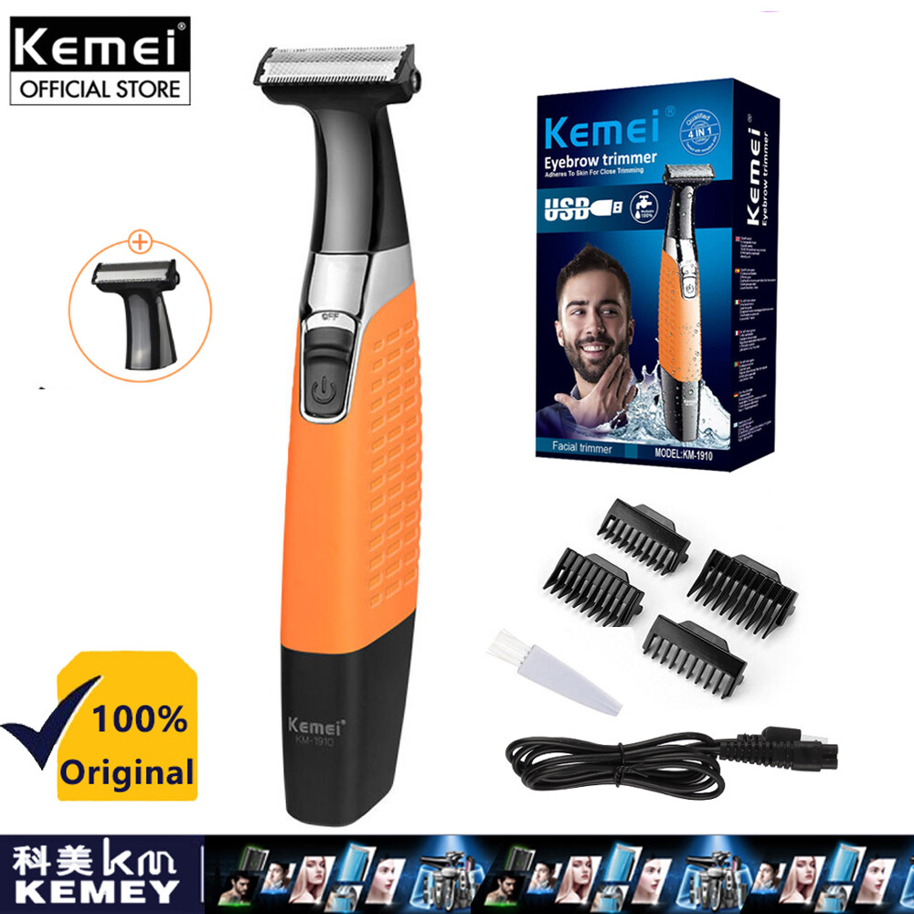 Kemei Dao Cạo Nam Máy Cạo Lông Nách Cơ Thể Mặt Có Thể Giặt Được Dao Cạo Một Lưỡi Dao Xoay Có Thể Thá