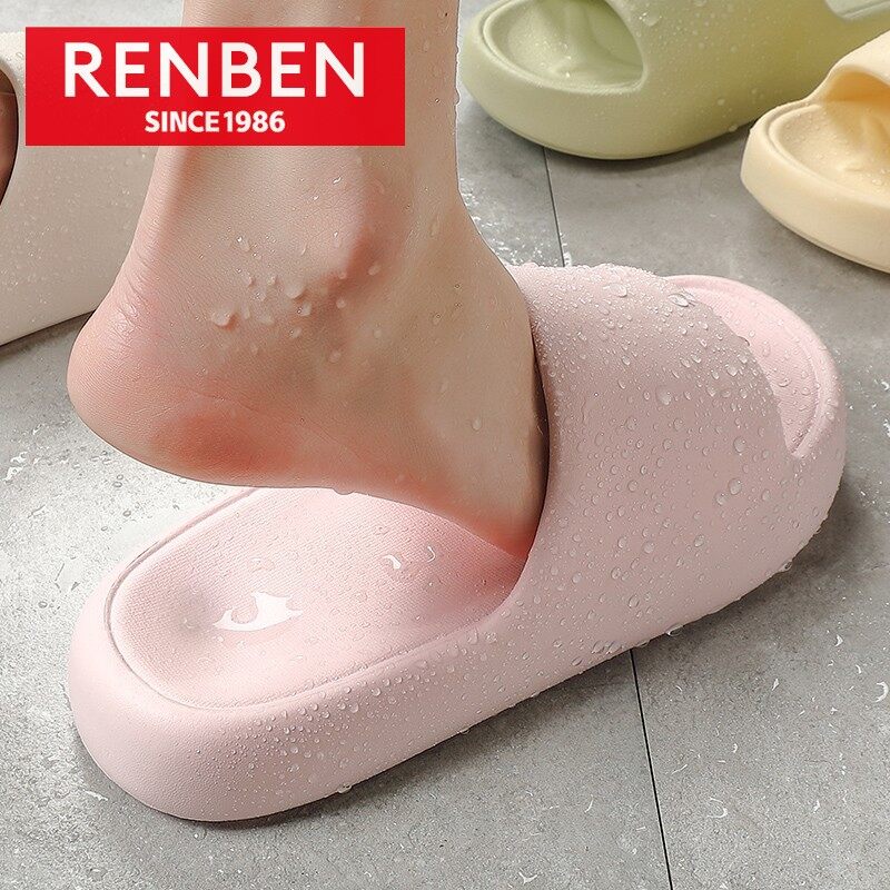  RENBEN Dép Eva hộ gia đình chống trượt và chống mùi Xăng đan mới phòng tắm tắm bên ngoài Dép mặc 