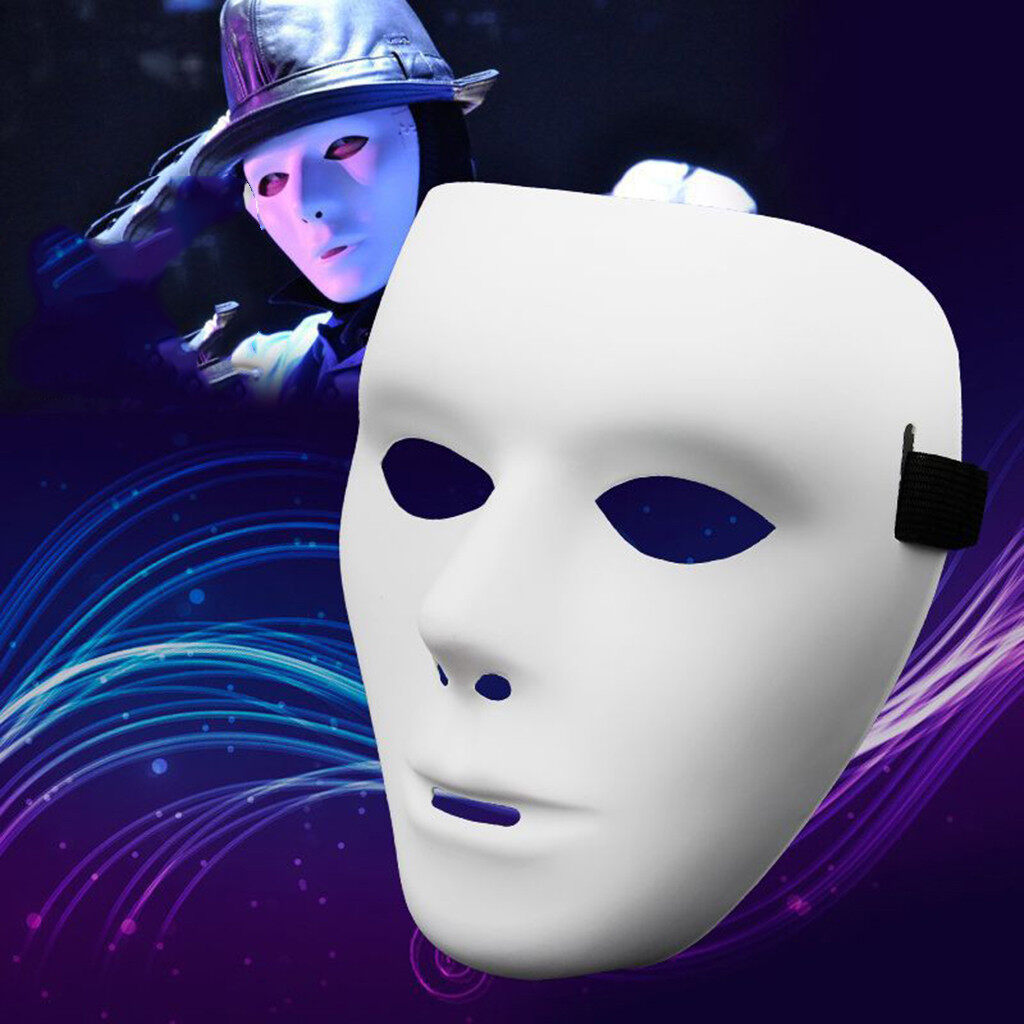 SLTS Halloween PVC Mask Knight Ghost Dance Hip Hop Mask on Sale