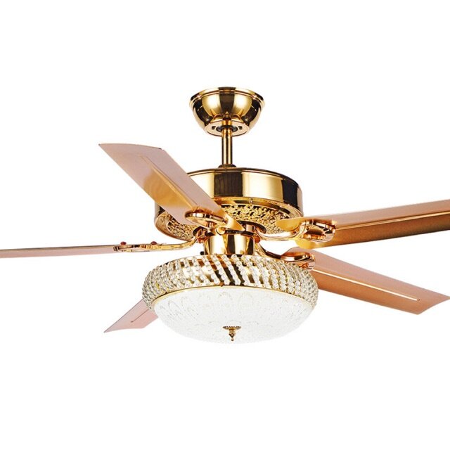 Quạt trần đèn 5 cánh thep-công xuất quạt 90w