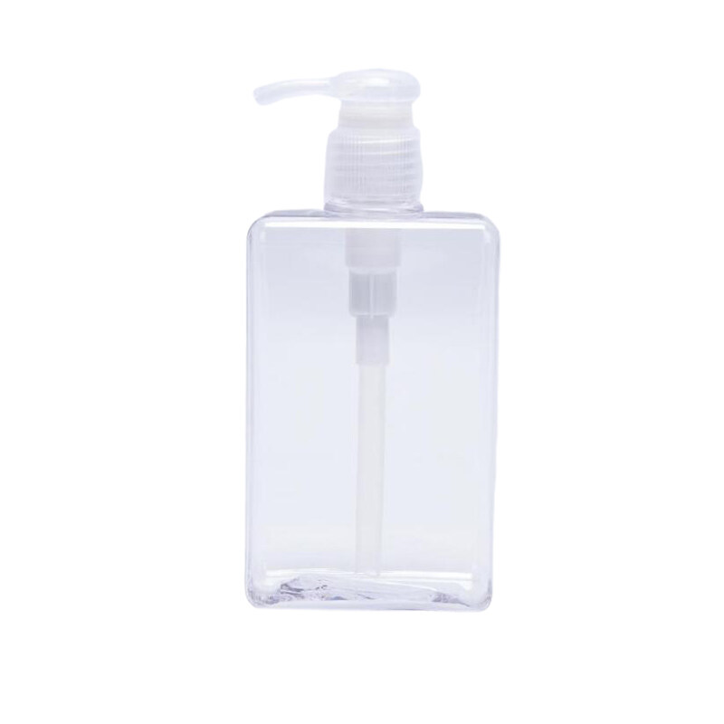 280ml Empty Emulsion PET Bottle Transparent Plastic Liquid Shampoo Sub