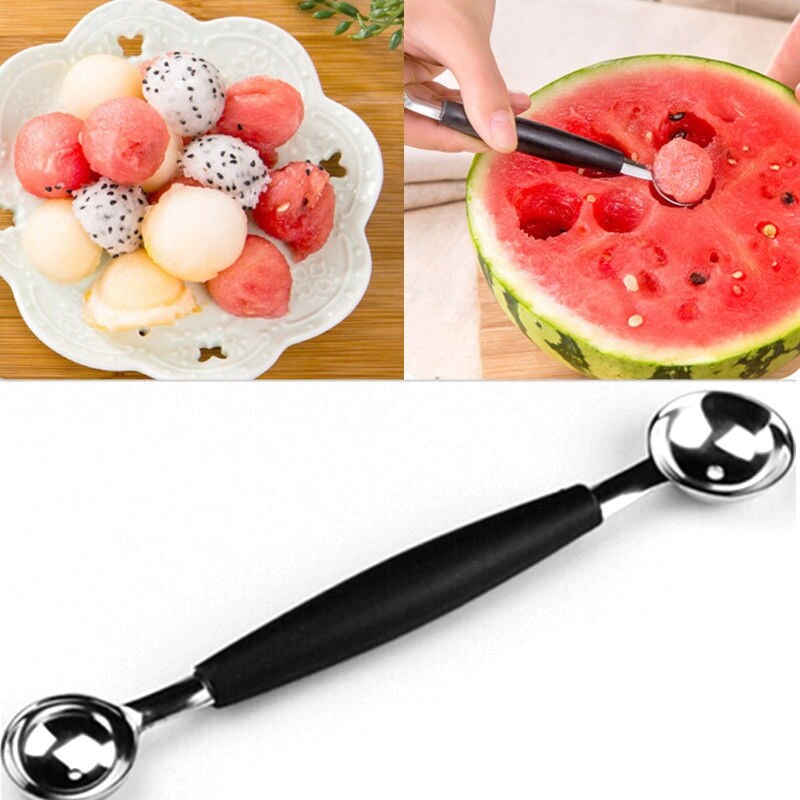 [HOT] Muỗng Múc Trái Cây Muỗng Dưa Hai Đầu Bằng Thép Không Gỉ Tiện Dụng Dụng Cụ Nhà Bếp Nấu Ăn Cho Phụ Nữ Nấu Ăn Đồ Dùng Nhà Bếp Hấp Dẫn