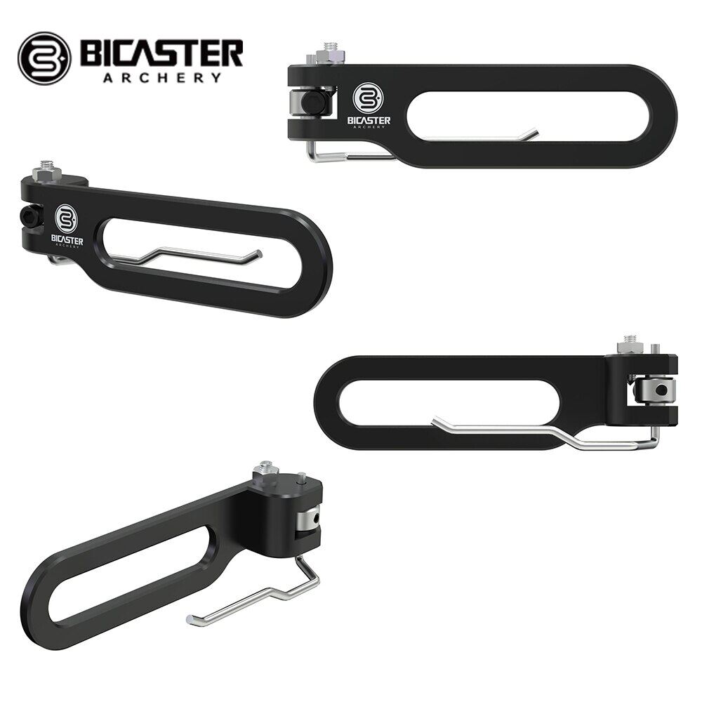 Bicaster giá đỡ mũi tên từ tính giá đỡ cung và mũi tên giao hàng trái/phải bằng hợp kim nhôm có thể điều chỉnh cho cung trần uốn cong