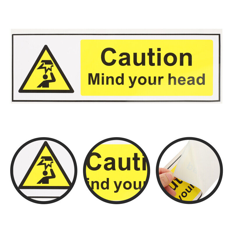 Eshopdeal hàng có sẵn nhãn cảnh báo cảnh báo đầu của bạn đồng hồ dán nhãn