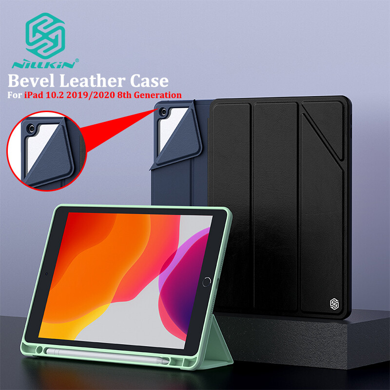 Nillkin Ốp Đứng iPad Tai Gập Đầu Tiên Cho iPad 10.2 2020 / iPad 10.2 2020 / iPad 10.2 2019/Ốp iPad Có Ốp Lưng Chống Sốc Tự Động Đánh Thức/Ngủ