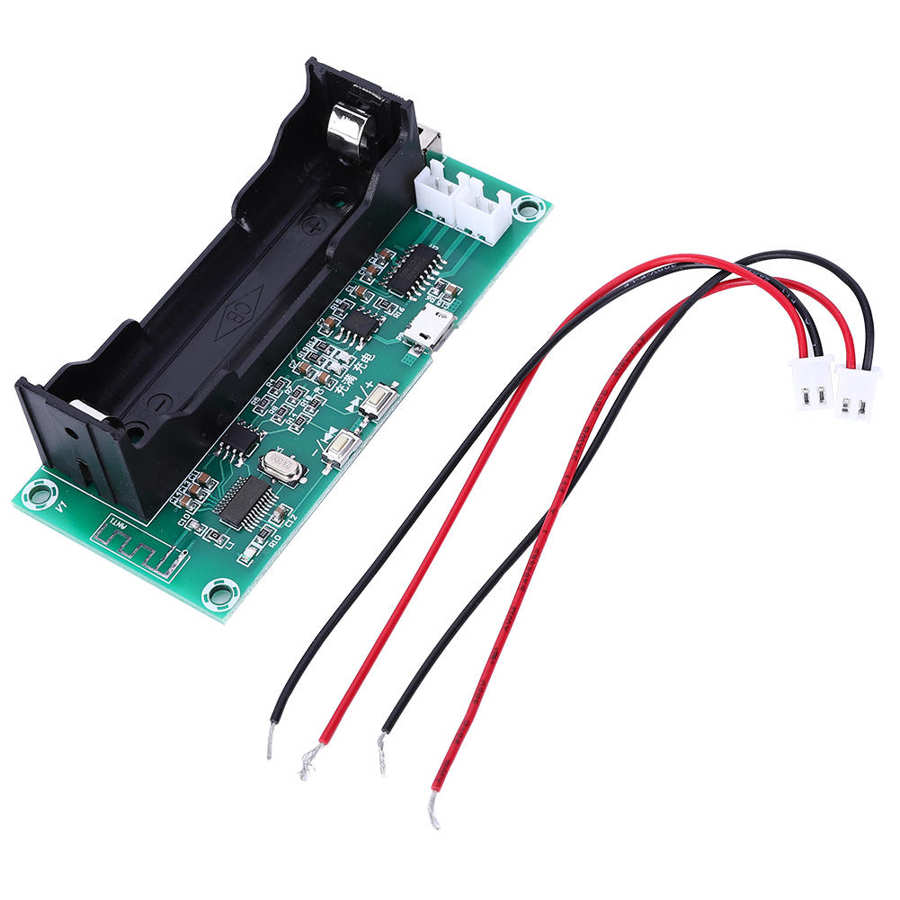 Xh-a153 pin lithium bảng mạch khuếch đại công suất thấp âm thanh nổi 2 kênh 2 ch bluetooth 5.0 3w + 3w dc 5v pam8403