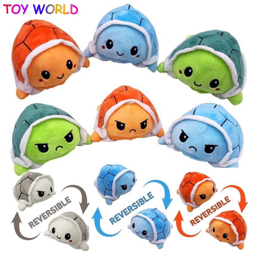 Đồ Chơi Fidget TIKTOK, Lật Phim Hoạt Hình Đảo Ngược Nhồi Bông Lật Bạch Tuộc Sang Trọng Động Vật Búp Bê Hai Mặt Nhồi Bông Cho Trẻ Em Quà Tặng Đồ Chơi Dễ Thương
