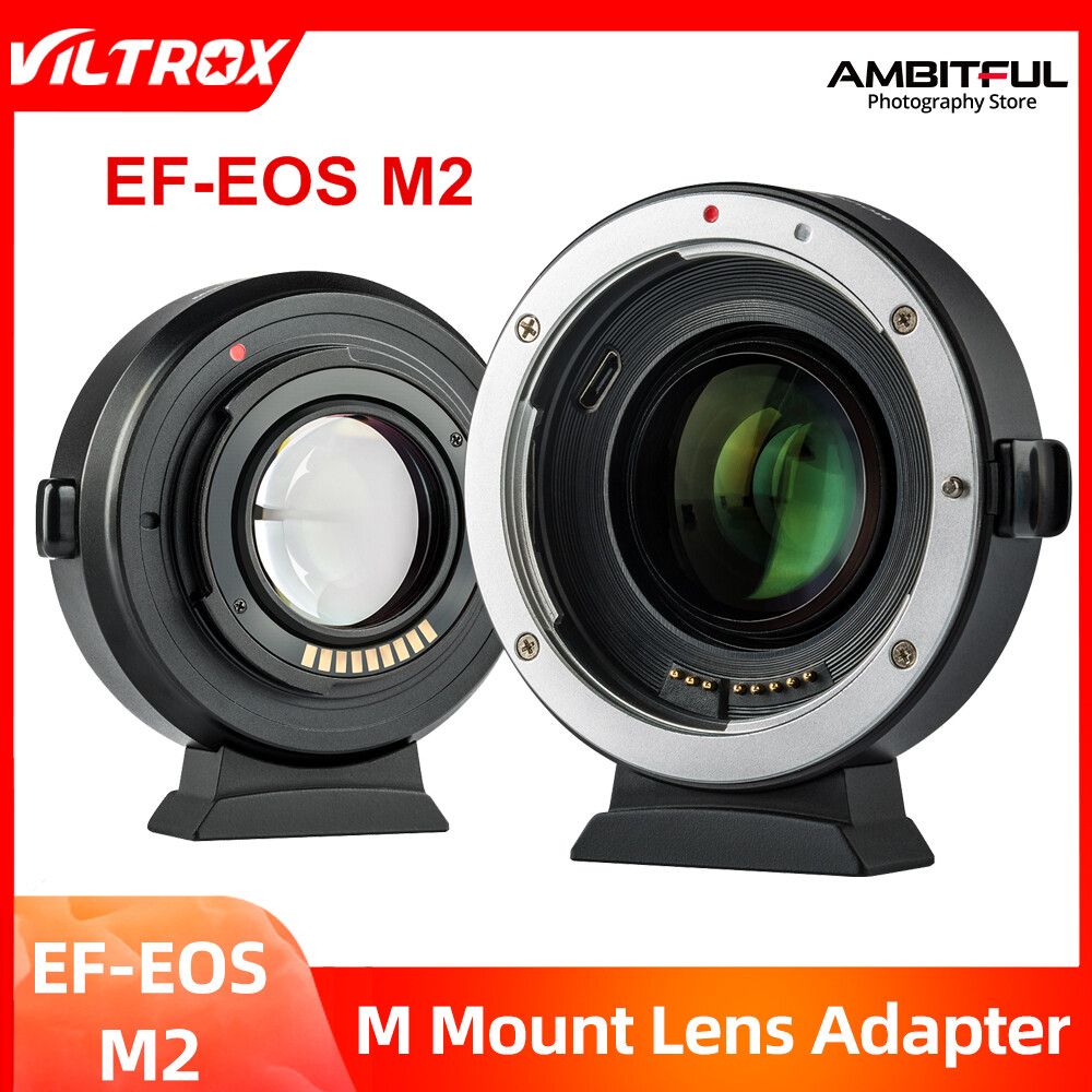 Viltrox EF-EOS M2 EF-M Lens Adapter 0.71x Focal Reducer Speed Booster Adapter for Canon EF Lens to EOS M Camera M6 M200 M5 M50 Presyo 6,500 Piso*Libreng Shipping