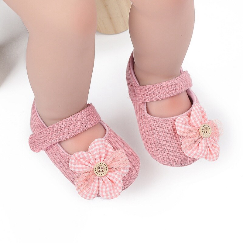 ❤Loveingbaby Freeshipping❤Giày Em Bé Hoa Sơ Sinh Giày Bé Gái Thời Trang Hoa Công Chúa First Walker Giày Bé Gái