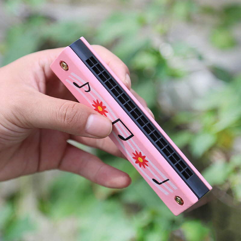 Đồ chơi kèn harmonica cho trẻ em kèn harmonica bằng gỗ sơn hai hàng 16 lỗ 24 lỗ bằng thép đồ chơi nhạc cụ cho trẻ em kèn harmonica chơi cho học sinh
