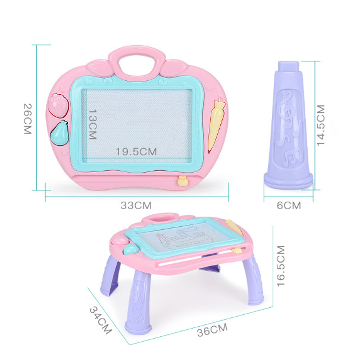 Generic Children Drawing Board With Stand Graffiti Drawing