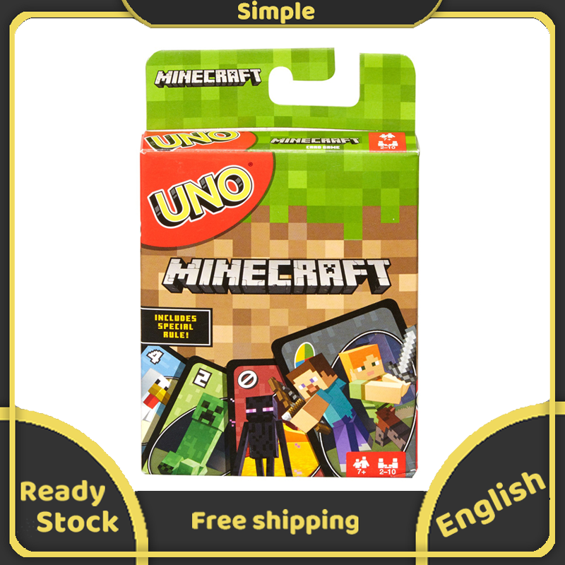 [GIẢM SỐC ĐẾN 50%] Board Game Bộ UNO Đặc Biệt Phiên Bản Minecraft Siêu Ngầu