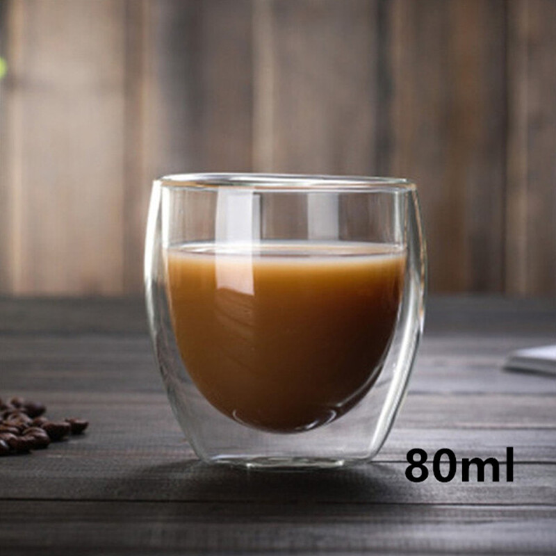Chịu nhiệt đôi tường bắn rượu ly bia cà phê Espresso Cốc Cốc Cốc Bộ ấm trà