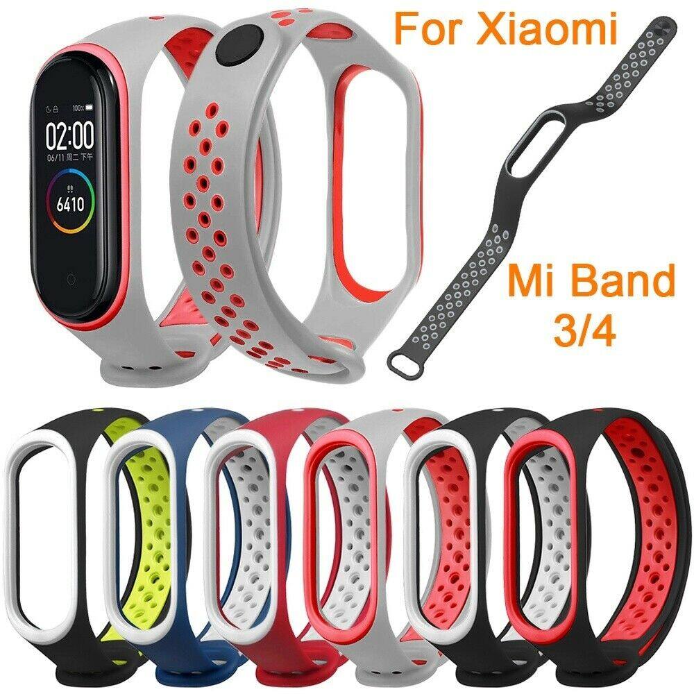 Dây Đeo Cổ Tay Silicon Cho Xiaomi Mi Band 4 /3 Dây Đeo Cổ Tay Cho Xiaomi MiBand 3 4 Dây Đeo Miband Dây Thay Thế