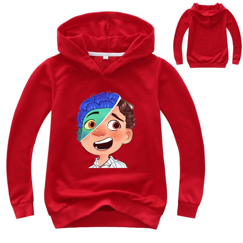 [Hàng Có Sẵn] Áo Hoodie Cho Cha Mẹ Và Con Người Lớn Áo Khoác Chui Đầu Đi Chơi LUCA Áo Hoodie Hoạt Hình Thoải Mái Quần Áo Trẻ Em Pha Cotton Hoạt Hình Mùa Thu Cho Bé Trai Bé Gái Dài Tay