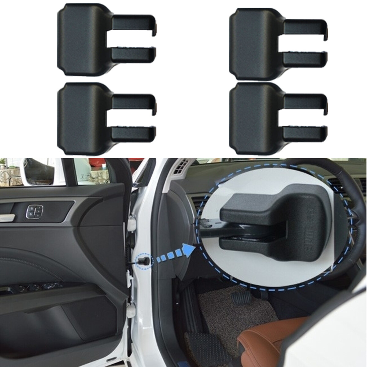 4 Cái Nắp Bảo Vệ Chặn Cửa Xe Hơi, CX-7 Cho Mazda CX-5 MX-5 Phụ Kiện Ô Tô Mazda 2 3 5 6 8 AT