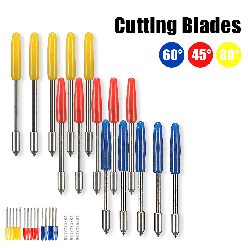 5pcs 30/45/60 độ Lưỡi dao cắt chữ máy cắt cho graphtec CB09 Máy cắt Vinyl plotter xử lý