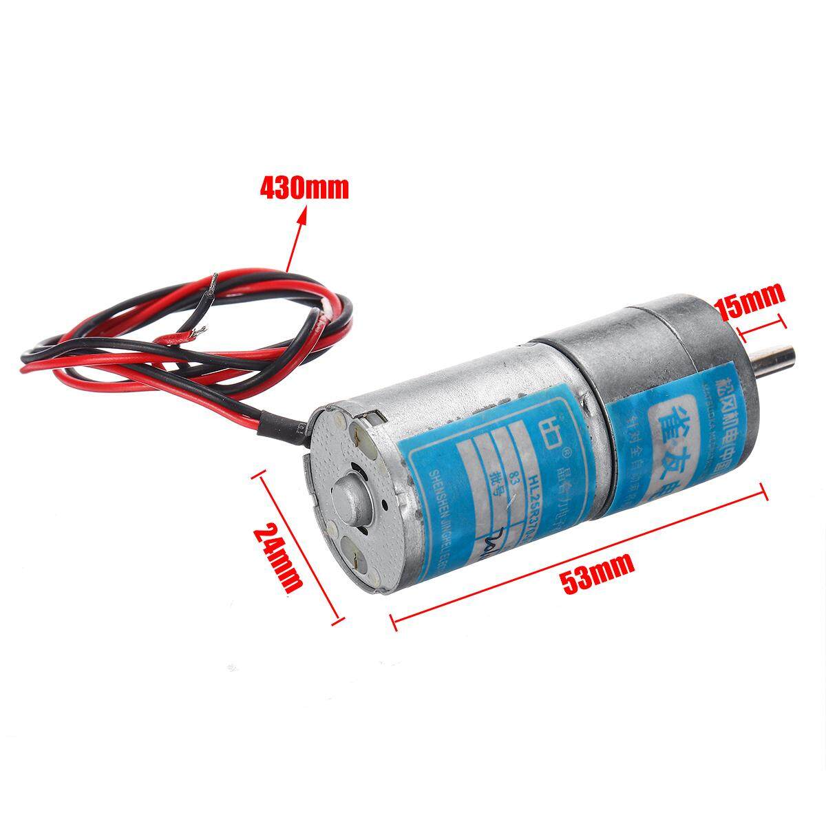 Generic Metal Gear Motor DC12V 83RPM Hall Sensor Encoder For Arduino