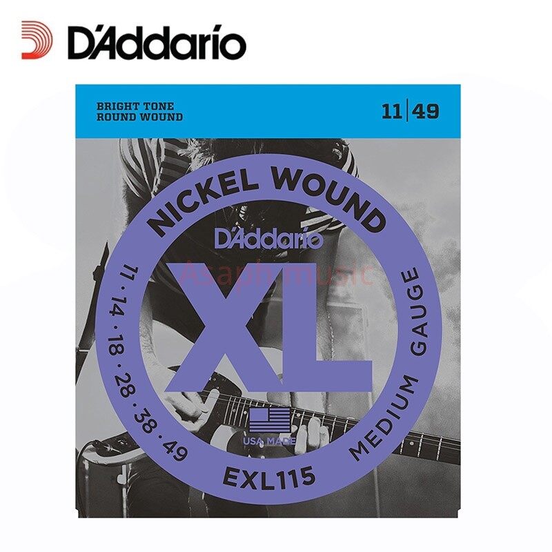 DAddario EXL 110 EXL 120 EXL 130 Electric Guitar Strings (Nickel Wound) Light Gauge
