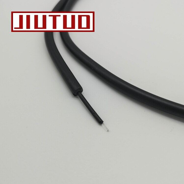 Sợi quang nhựa truyền dữ liệu pmma màu đen đường kính trong 1mm đường kính ngoài 6mm