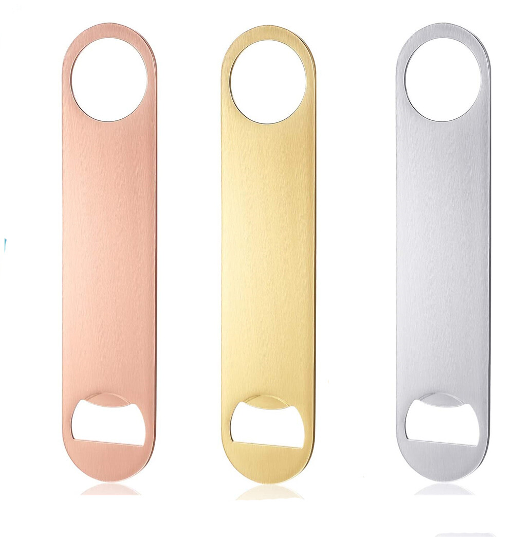 3 Miếng 7 Thép Không Gỉ Tính Bằng Inch Thanh Khui Bia Dụng Cụ Mở Nắp Chai Tốc Độ Bia Cho Tiệc Giáng Sinh Nhà Bếp Quán Bar Nhà Hàng Đơn Giản Và Hiệu Quả 3 Màu