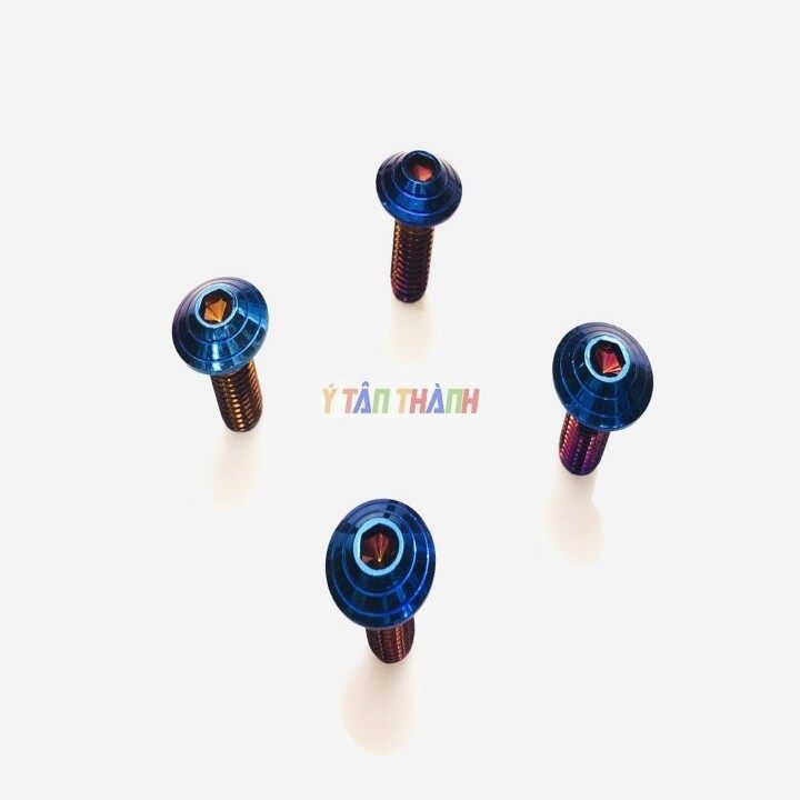 Ốc đĩa 8ly xanh titan bộ 4 con - 11771