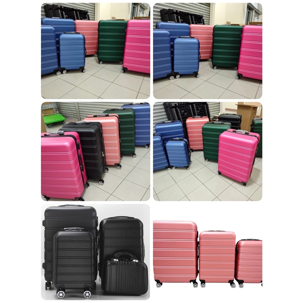 suitcase 24 INCH ABS TRAVEL LUGGAGE BAG 